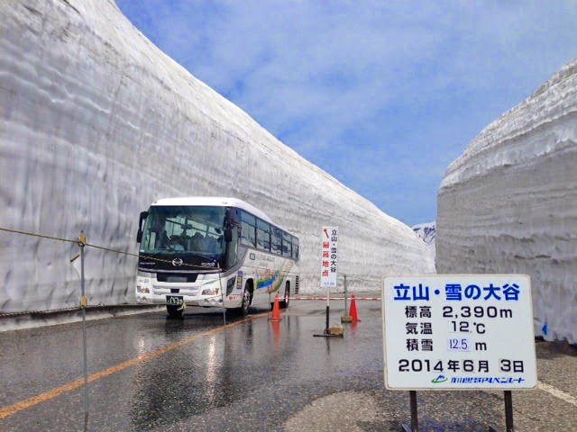 雪の大谷2014-6-3