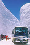 雪の大谷　雪の壁