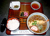 天ぷらそば定食